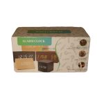 Fa hatású USB-s LED digitális asztali óra - Háromszög alapú