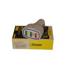 Mobiltelefon USB Autós töltő 35W - 3 port