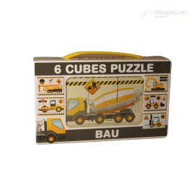 6 darabos kocka kirakós, fiús