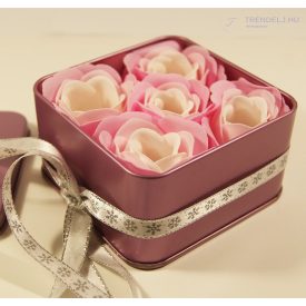 Szappanrózsa 5db-os - Rózsaszín