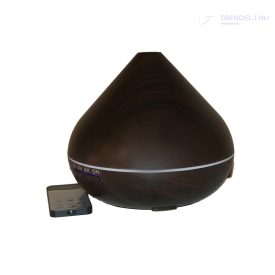 Aroma diffúzor távirányítóval - 550 ml Sötét barna
