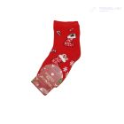Gyermek karácsonyi zokni- 5 pár, piros és szürke, 0-12