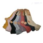 Puha Női téli zokni (3 pár) 35-38, fekete - vörös - szürke