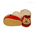 Kemény talpú Rénszarvasos Babacipő Piros, 12-18 Hónap