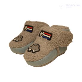 Puhatalpú babacipő Kék színű, 6-12 Hónap