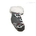 Gyerek bundás téli zokni, sötét szürke, 0-12