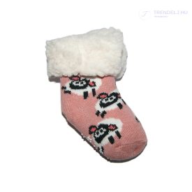 Gyerek bundás téli zokni, Rózsaszín, 12-24
