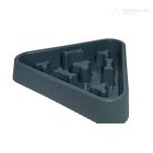 Kutya etetőtál, habzsolásgátlóval - Kék