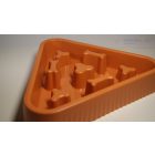 Kutya etetőtál, habzsolásgátlóval - Narancssárga