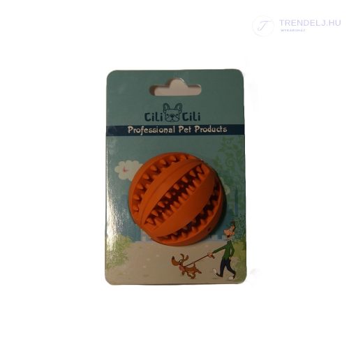 Kutya labda - Fogtisztító labda, Narancssárga