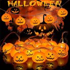 Halloweeni LED Tök fényfüzér