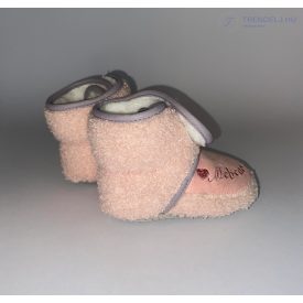 Babacipő, Rózsaszín magasszárú babacipő 0-6 hónap