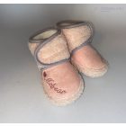 Babacipő, Rózsaszín magasszárú babacipő 0-6 hónap