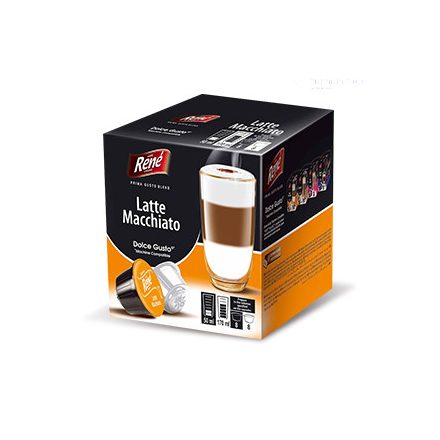 Café René Latte Macchiato - Dolce Gusto kompatibilis kávékapszula