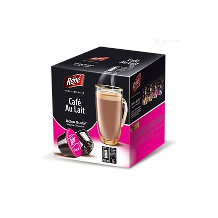 Café René Café au Lait - Dolce Gusto kompatibilis kávékapszula