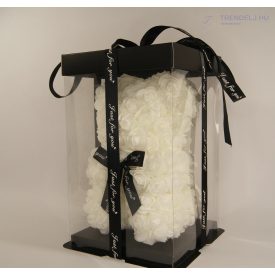 Rózsa Maci - Fehér 25 cm