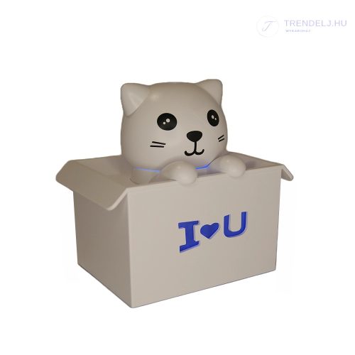   Cicás Aroma diffúzor párásító LED fénnyel - 330 ml - Fehér