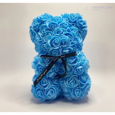 Rózsa Maci - Kék 25 cm