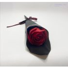 Szappanrózsa szál - Piros, 35 cm