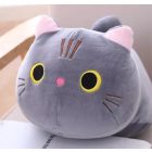 Szürke cica plüss, 35 cm