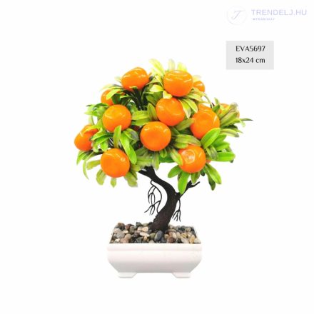Művirág kaspó narancsfa