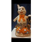 Halloween szellem dekoráció LED világítással