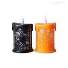 LED-es világító kísértetkastély gyertya