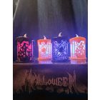 LED-es világító kísértetkastély gyertya