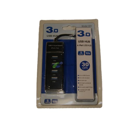 USB HUB elosztó - 4-es elosztó, USB 3.0
