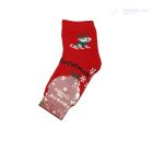 Gyermek karácsonyi zokni- 5 pár, piros, kék, szürke, 12-24