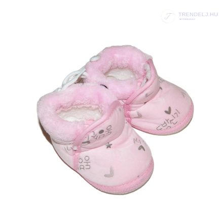 Puhatalpú babacipő Rózsaszín 0-12 Hónapos