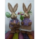 Szalma húsvéti nyuszi 33 cm