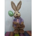Szalma húsvéti nyuszi 33 cm