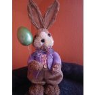 Szalma húsvéti nyuszi 33 cm