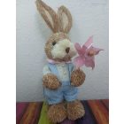 Szalma húsvéti nyuszi 28 cm