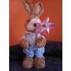 Szalma húsvéti nyuszi 28 cm