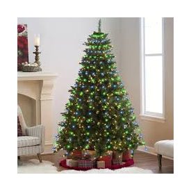   LED Beltéri Karácsonyfa Színes Fények (USB, távirányító)