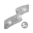 Karácsonyi LED-es szalag 5m (ezüst, arany meleg fehér fénnyel)